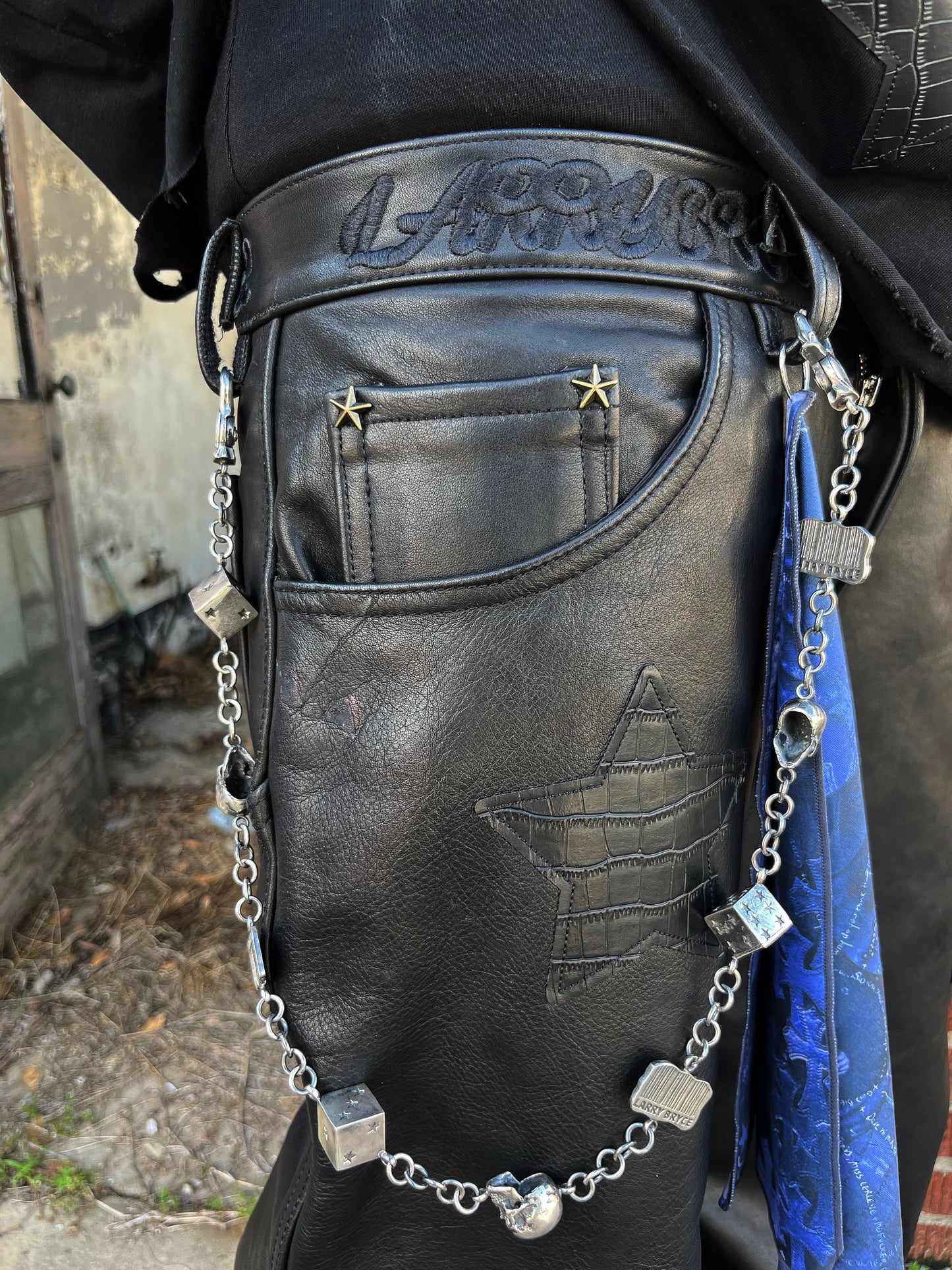 Larry Bryce Sterling Silver Wallet Chain .925