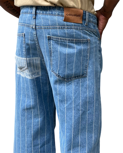 Larry Bryce Stripe Denim